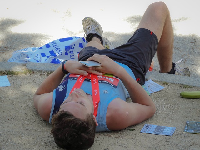odpočinek po marathonu