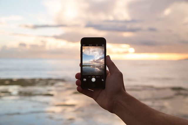fotografování mobilem